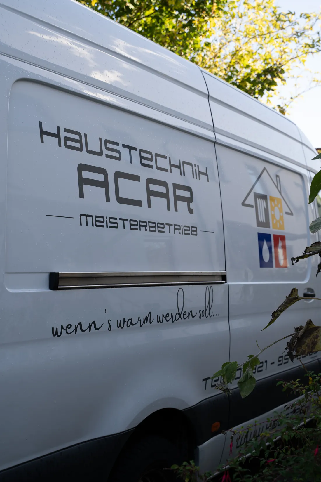 Firmenwagen von Haustechnik Acar