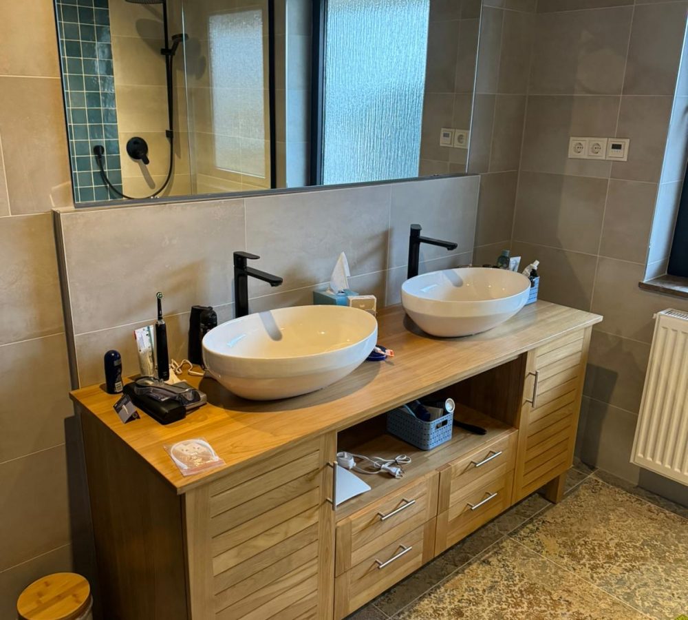 Badsanierung mit einer Doppeldusche in Mannheim 4